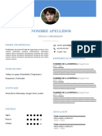 Diseno de Curriculum Vitae para Word