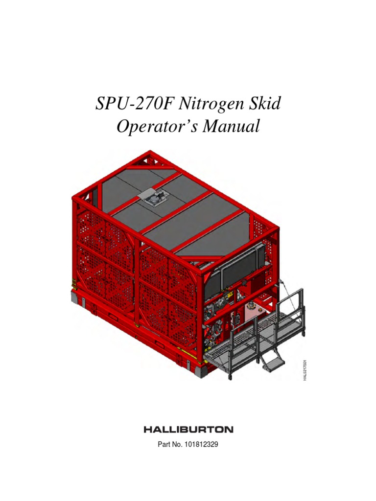 Manual de Operación de Unidades de Nitrógeno | PDF | Pump | Steel