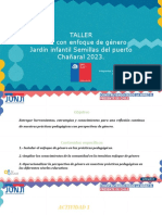 Taller CAUE Con Enfoque de Género Jardín Infantil Semillas Del Puerto Chañaral 2023