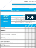 Programa de Riesgo Quimico