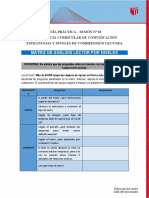 Matriz de Análisis Lector - Primera Lectura