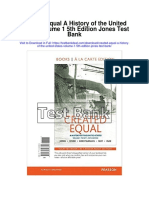 Created Equal A History of The United States Volume 1 5th Edition Jones Test Bank