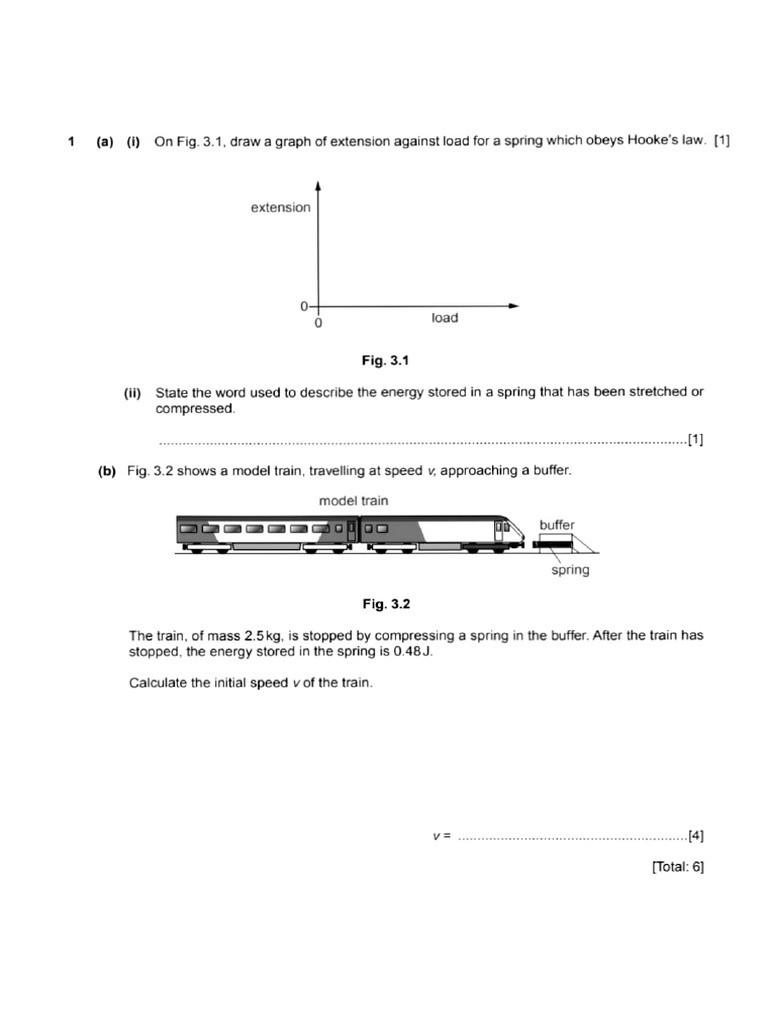Hooke S Law Question Pdf