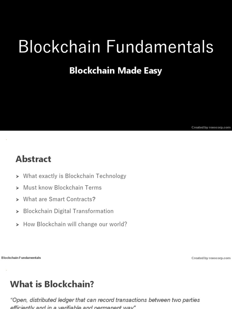 Blockchain Technology Essentials Guide | PDF | World Wide Web ...