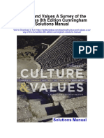 Culture and Values A Survey of The Humanities 8th Edition Cunningham Solutions Manual