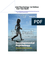 Developmental Psychology 1st Edition Keil Test Bank