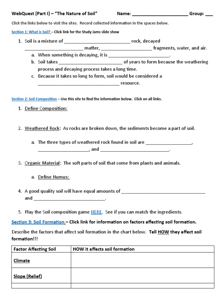 Quest The Nature of Soil PDF Soil Organic Matter