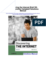 Discovering The Internet Brief 5th Edition Jennifer Campbell Solutions Manual