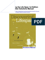 Discovering The Life Span 1st Edition Feldman Solutions Manual