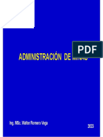 1 - Administración de Minas