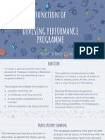 Sesi 5 - Function of Devising Performance