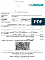 RUC: 20148009130 Boleta de Venta Electrónica: Jr. Paracas No 565 LIMA Pueblo Libre - Lima - Lima - PERÚ 261-1221