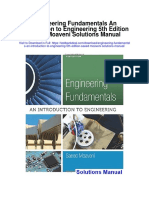 Engineering Fundamentals An Introduction To Engineering 5th Edition Saeed Moaveni Solutions Manual