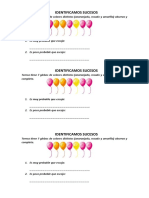 Ficha Práctica Identificamos Sucesos Miércoles 9 de Agosto