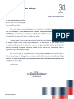 Romel Mariano Alcarraz Palomino Carta de Recomendacion