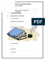 Ficha de Análisis Literario (Plan Lector)