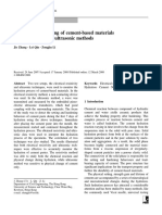 Hydration Monitoring of Cement-Based Materials