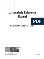 CSi - Analysis Reference Manual