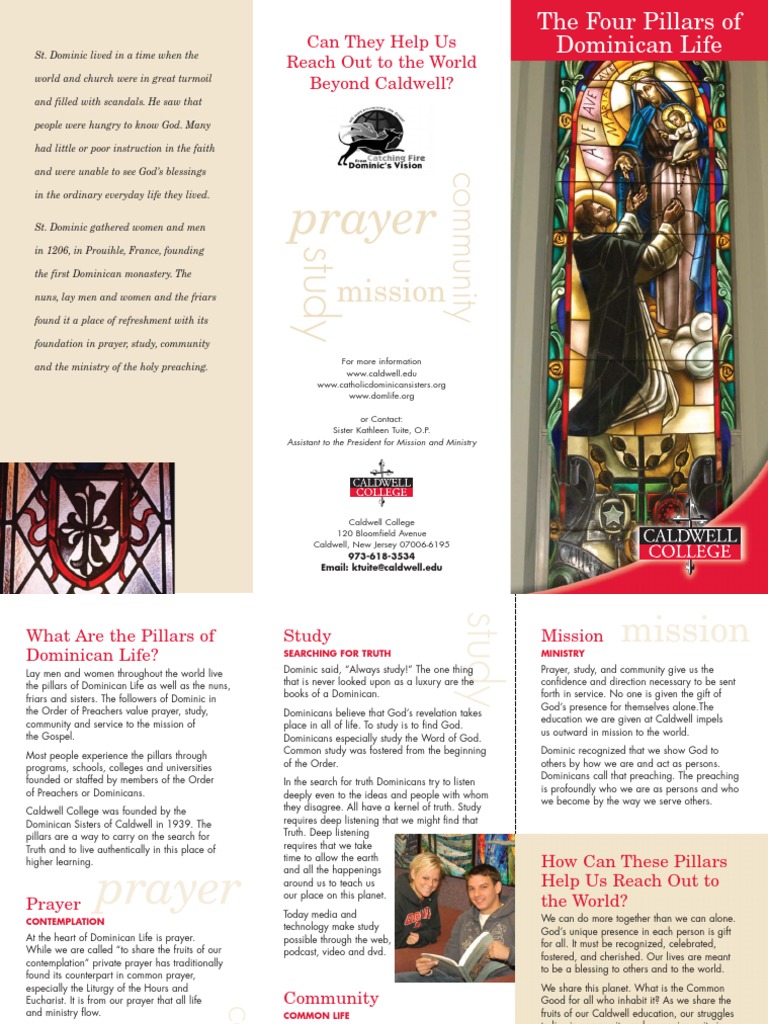 Four Pillars PDF Dominican Order Religious Behaviour And Experience