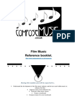 Film Music Booklet