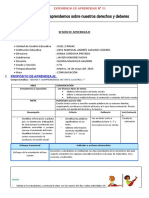 Actividad Derechos y Deberes