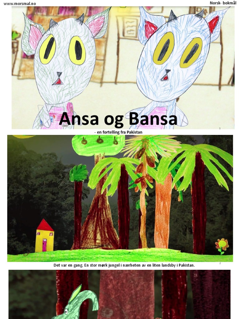 Norsk Bokmal - Ansa Og Bansa Bok | PDF