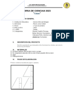 Feria de Ciencias 2023 Esquema