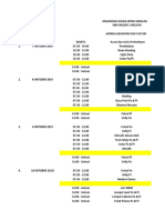 Jadwal Kegiatan Osis Cup Xxi