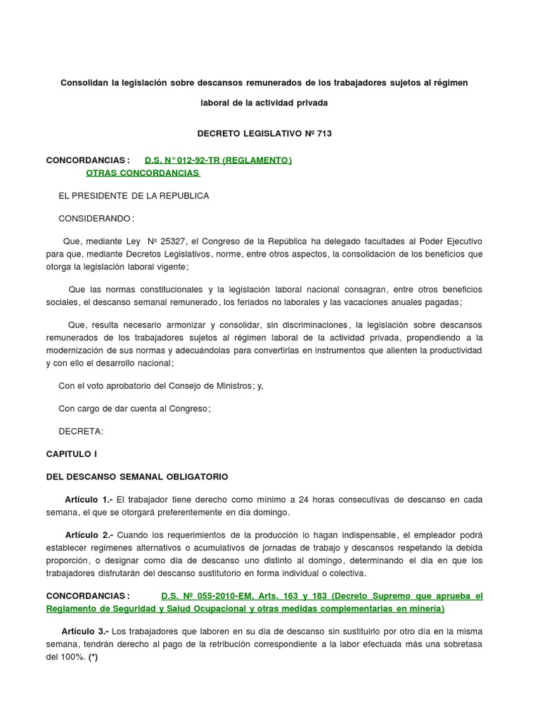 D.S. 01292TR (REGLAMENTO) Otras Concordancias Descargar gratis PDF