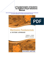 Electronics Fundamentals A Systems Approach 1st Edition Floyd Solutions Manual