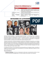 10 Ficha de Aprendizaje Dictaduras en Latinoamérica