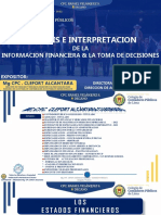 Exposicion Colegio Contadores - Analisis e Interpretacion de E.E.F. Toma de Decisiones - MG CPC Clefort Alcantara