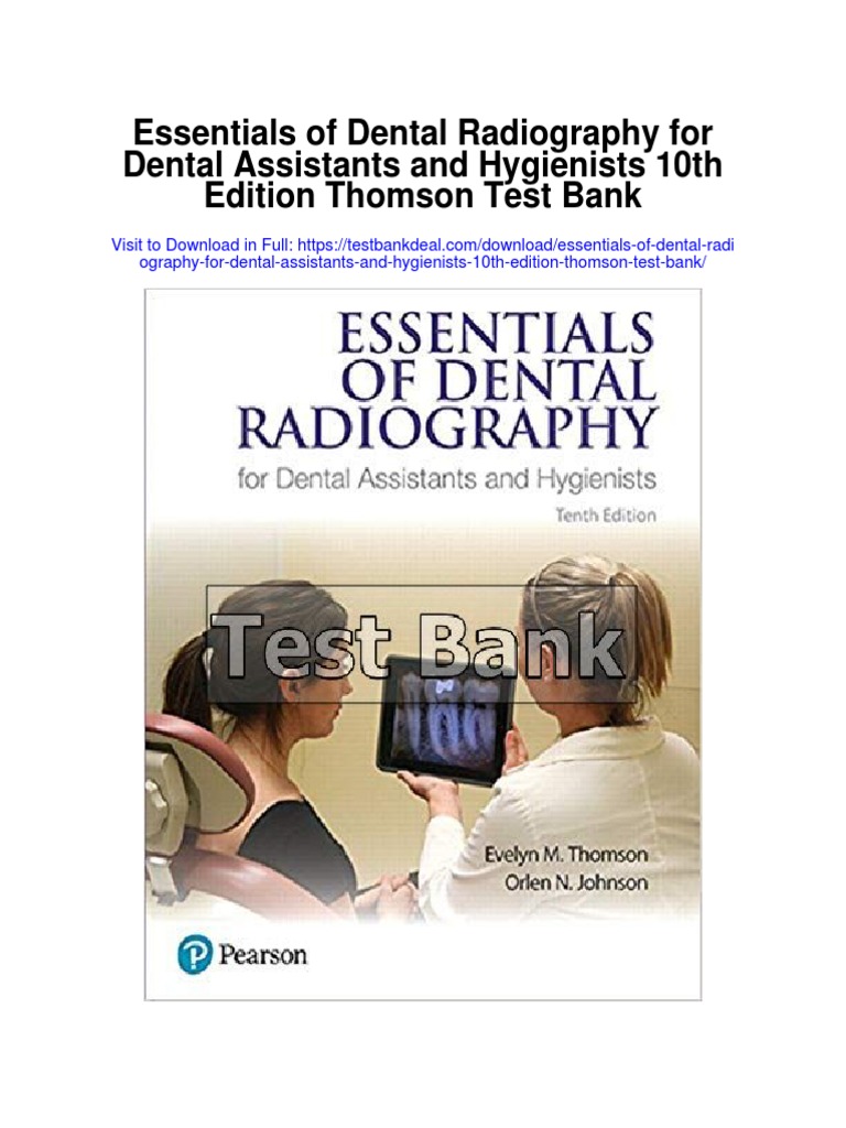 Essentials of Dental Radiography For Dental Assistants and Hygienists