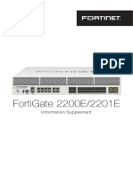 FortiGate 2200E QSG Supplement