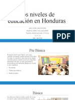 Los Niveles de Educación en Honduras