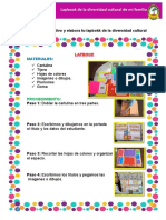 D3 A2 FICHA ARTE Lapbook de La Diversidad Cultural de Mi Familia