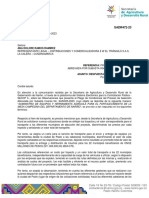 Sadr - Respuesta - Observaciones Al Pliego de Condiciones (Distribuciones y Comercializadora e W El Triángilo S.a.s.)