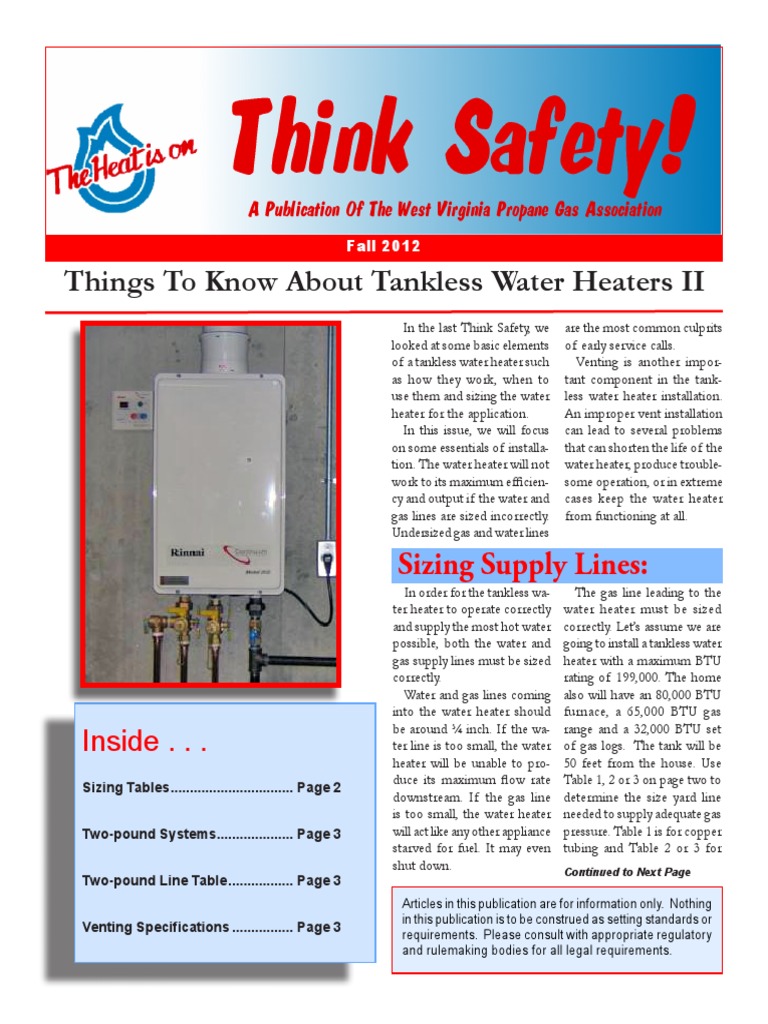 Tankless Water Heater Safety PDF