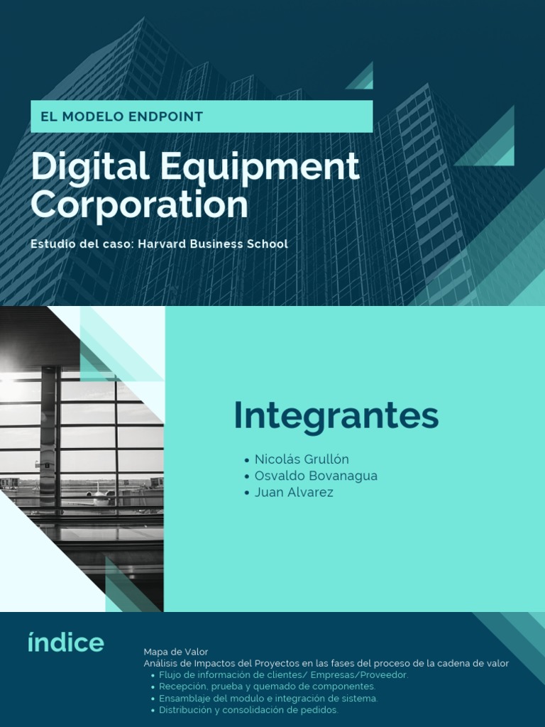 Digital Equipment Corporation PDF Lean Manufacturing Cadena de valor