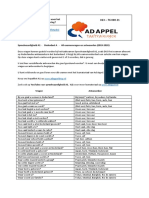 A1 - 60 Examenvragen en Antwoorden 2019-2020