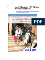 Foundations of Education 12th Edition Ornstein Test Bank