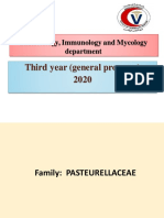 Bacteriology Immunology and Mycology Department Third Year