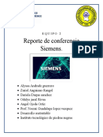 Reporte de Conferencia