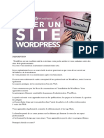 TUTO - Formation WordPress Creez Un Site Rapidement en Partant de 0