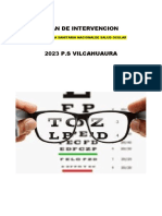 Plan de Intervencion Salud Ocular 2019 - C.S. Huaura (2335)