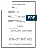 Caso Clinica Neuropsicologico