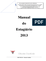 MANUAL DO ESTAGIÁRIO CONT Revisão 2012