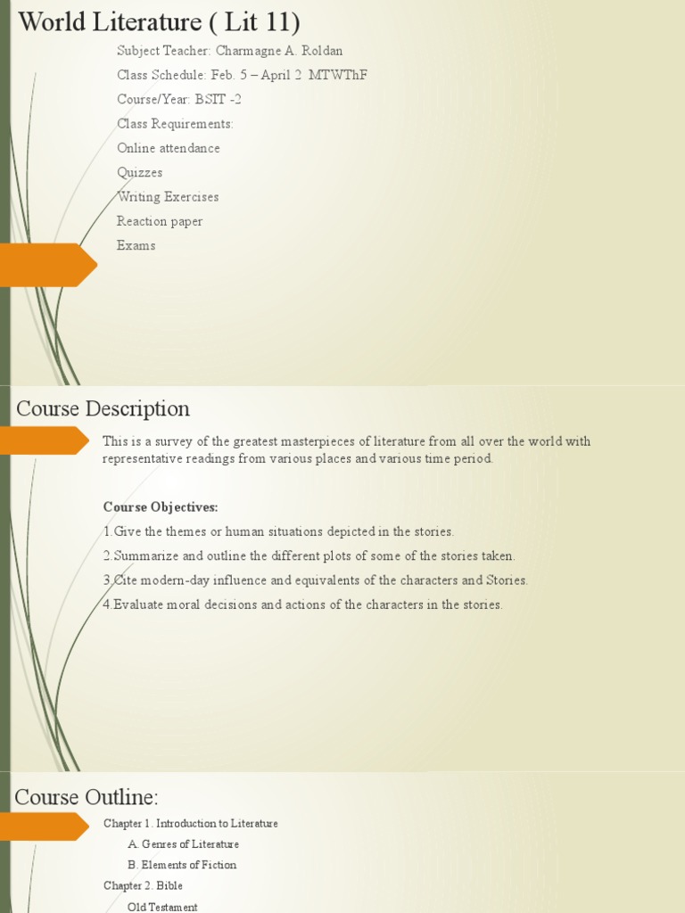 Module In World Lit 1 Pdf Divine Comedy Old Testament