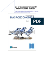 Foundations of Macroeconomics 8th Edition Bade Solutions Manual