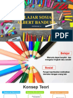 Pertemuan 14 Belajar Sosial Bandura